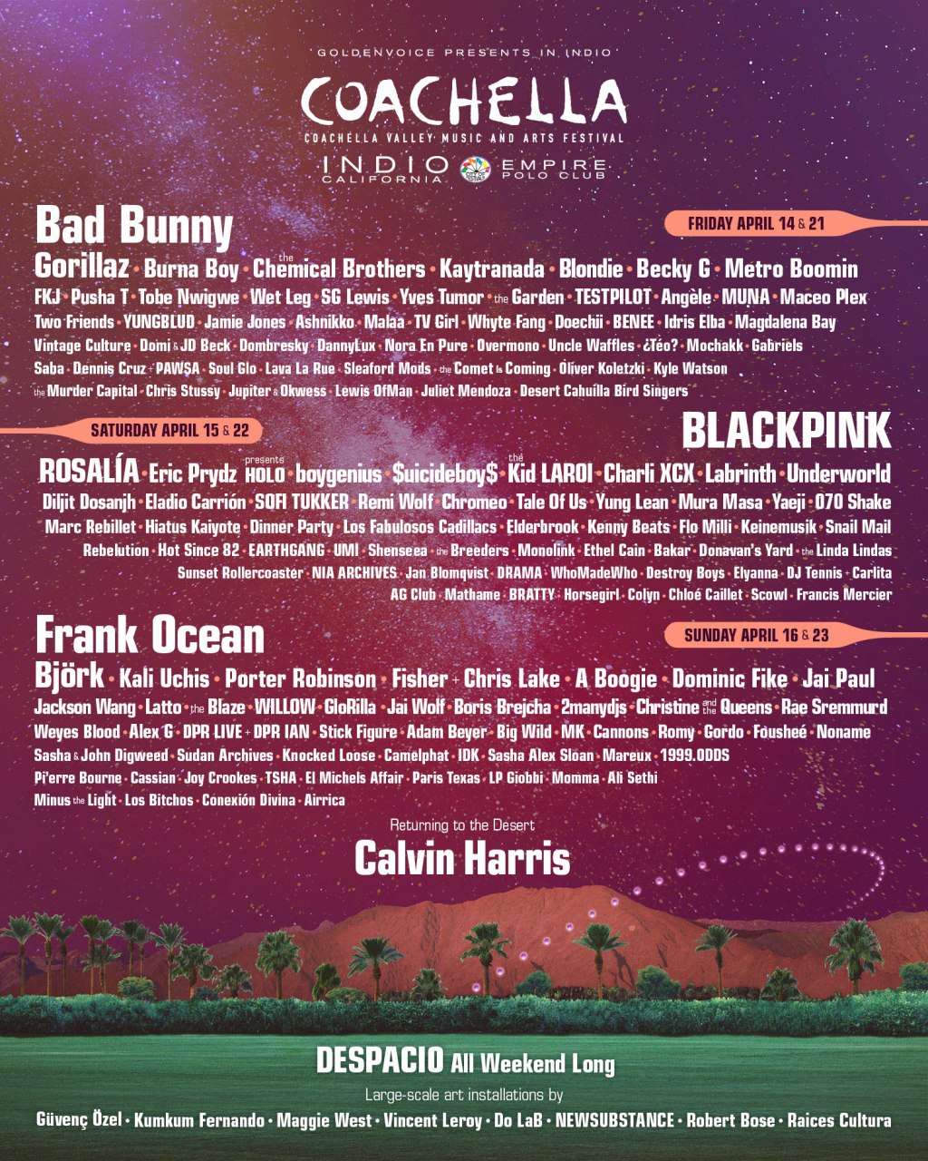 Coachella – Part 1/Format Festival/Blue Note Jazz&nbsp;Festival